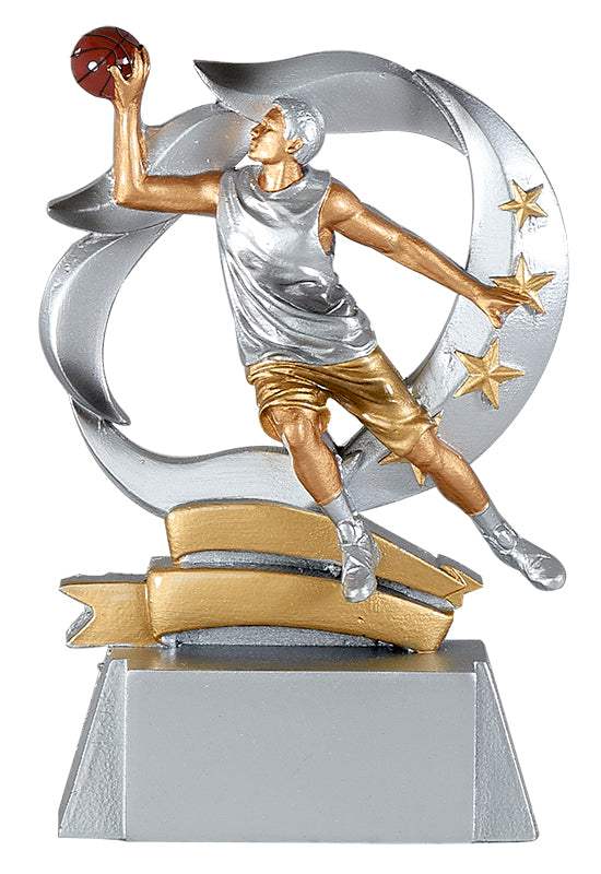 Basketball 3D Pokal Mann