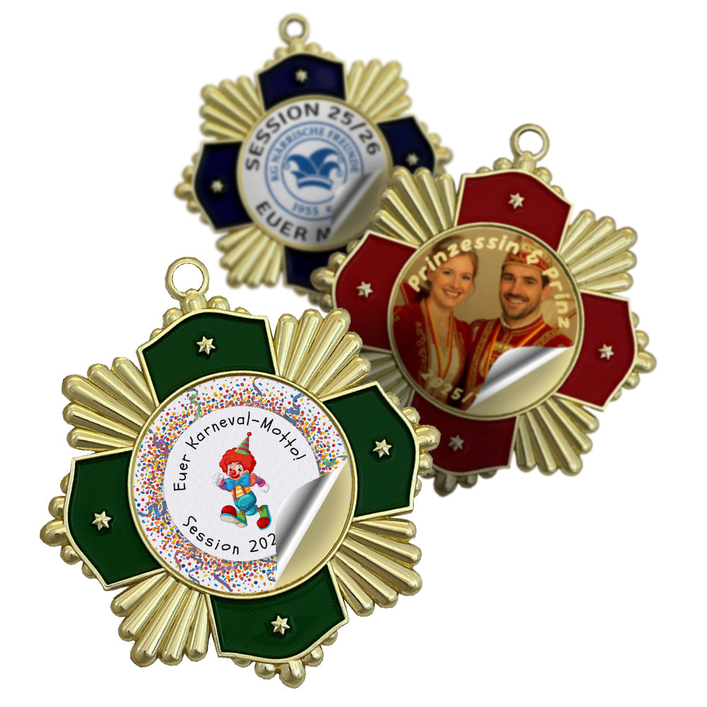Karneval Medaille "Sessionsstern"