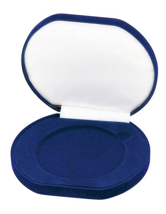 Aufklapp-Etui | 14x12x2,5 | Blau, Weiß