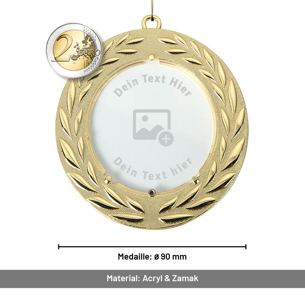 Acryl Medaille Erfurt