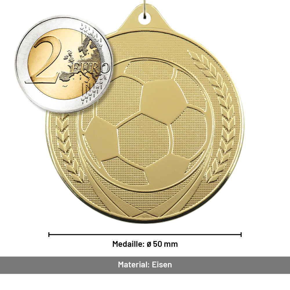 Fußball Medaille Ball