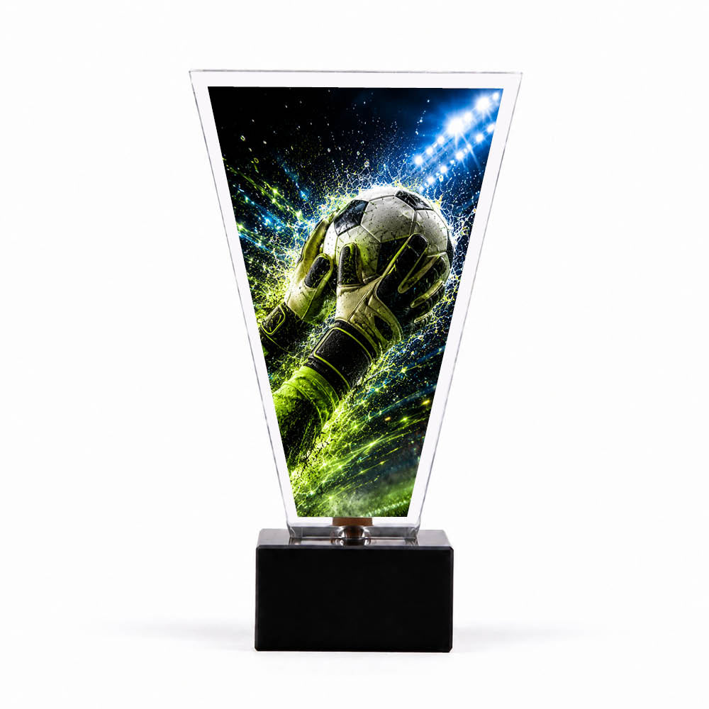 Signature Glaspokal Fußball Torwart – Produktansicht