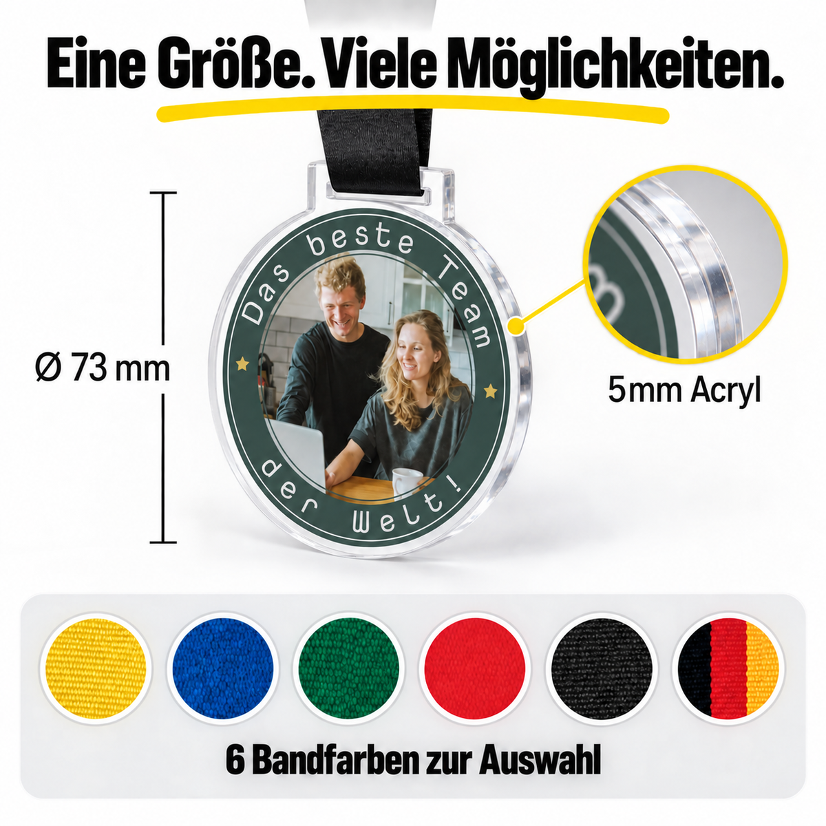 Signature Medaille selbst gestalten