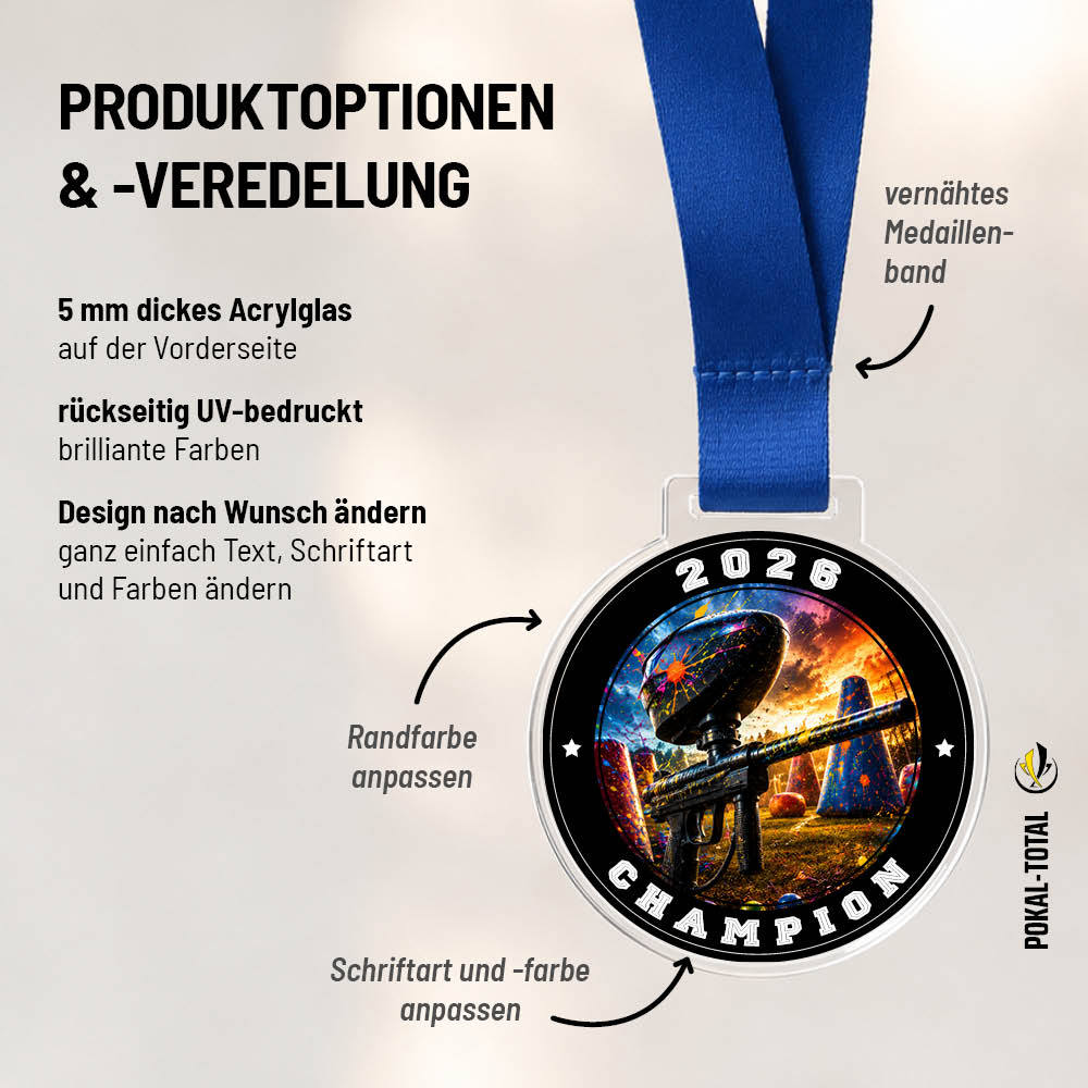 Signature Medaille Paintball