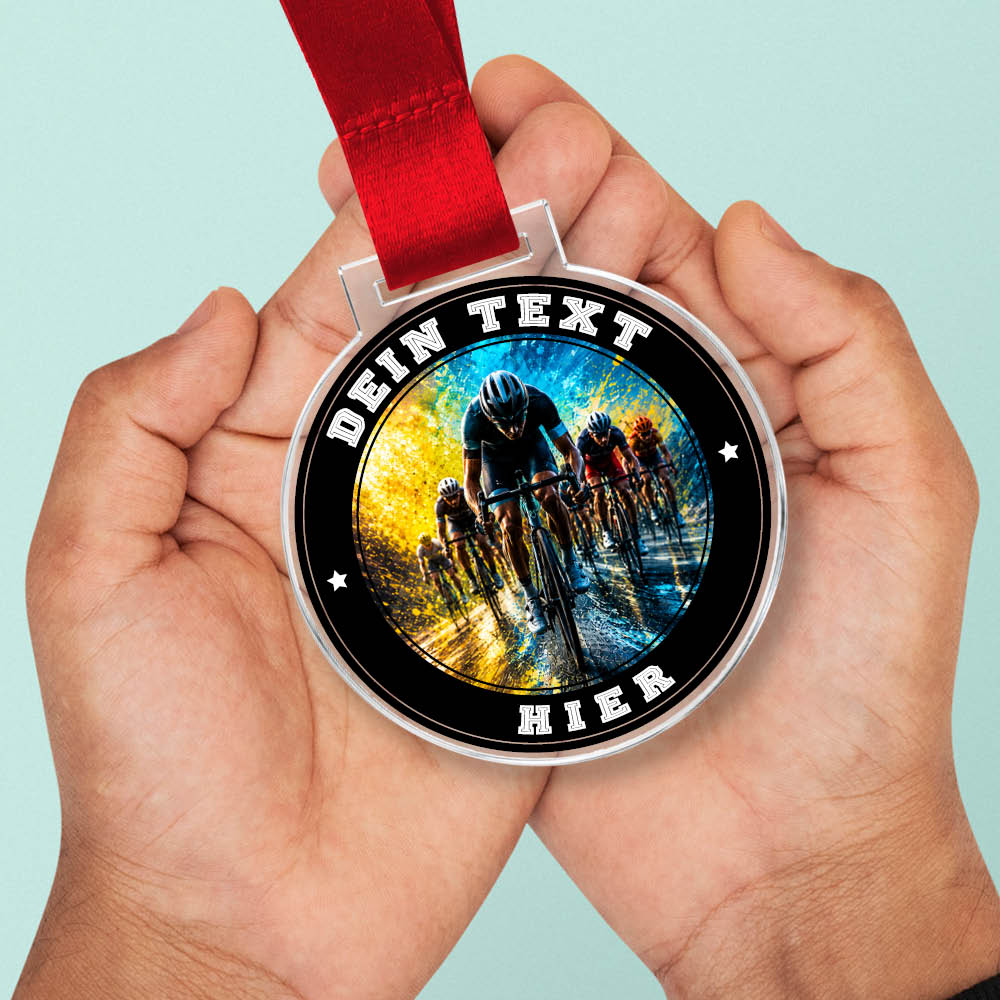 Signature Medaille Radrennen