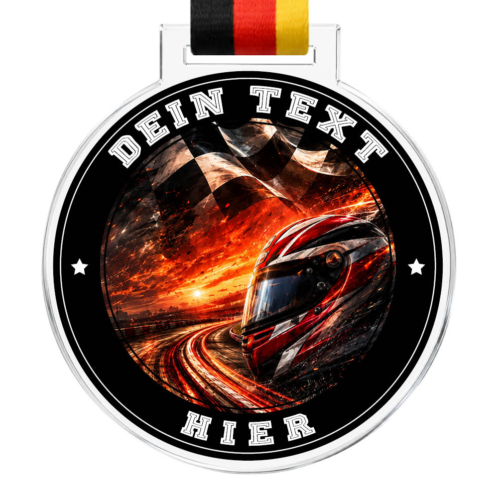 Signature Medaille Rennsport