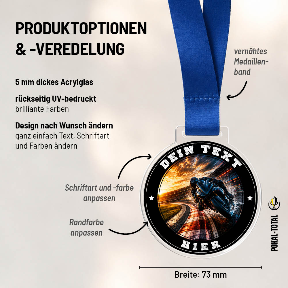 Signature Medaille Motorrad