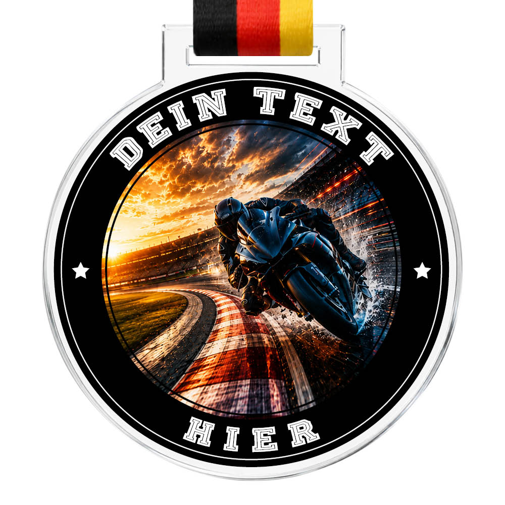 Signature Medaille Motorrad