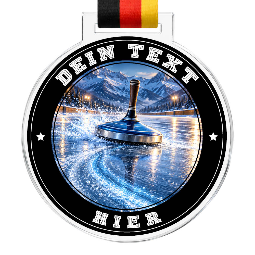 Signature Medaille Eisstock – Produktansicht