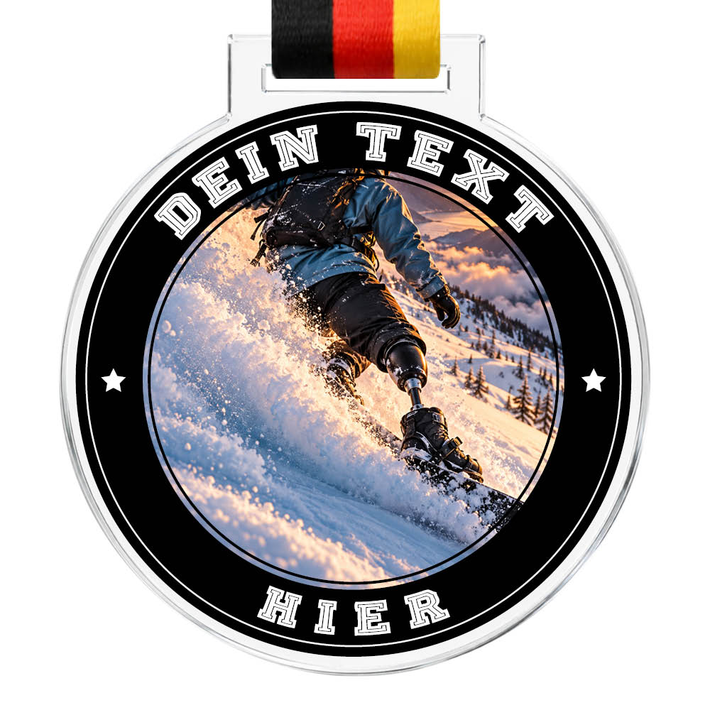 Signature Medaille Para Snowboard – Produktansicht