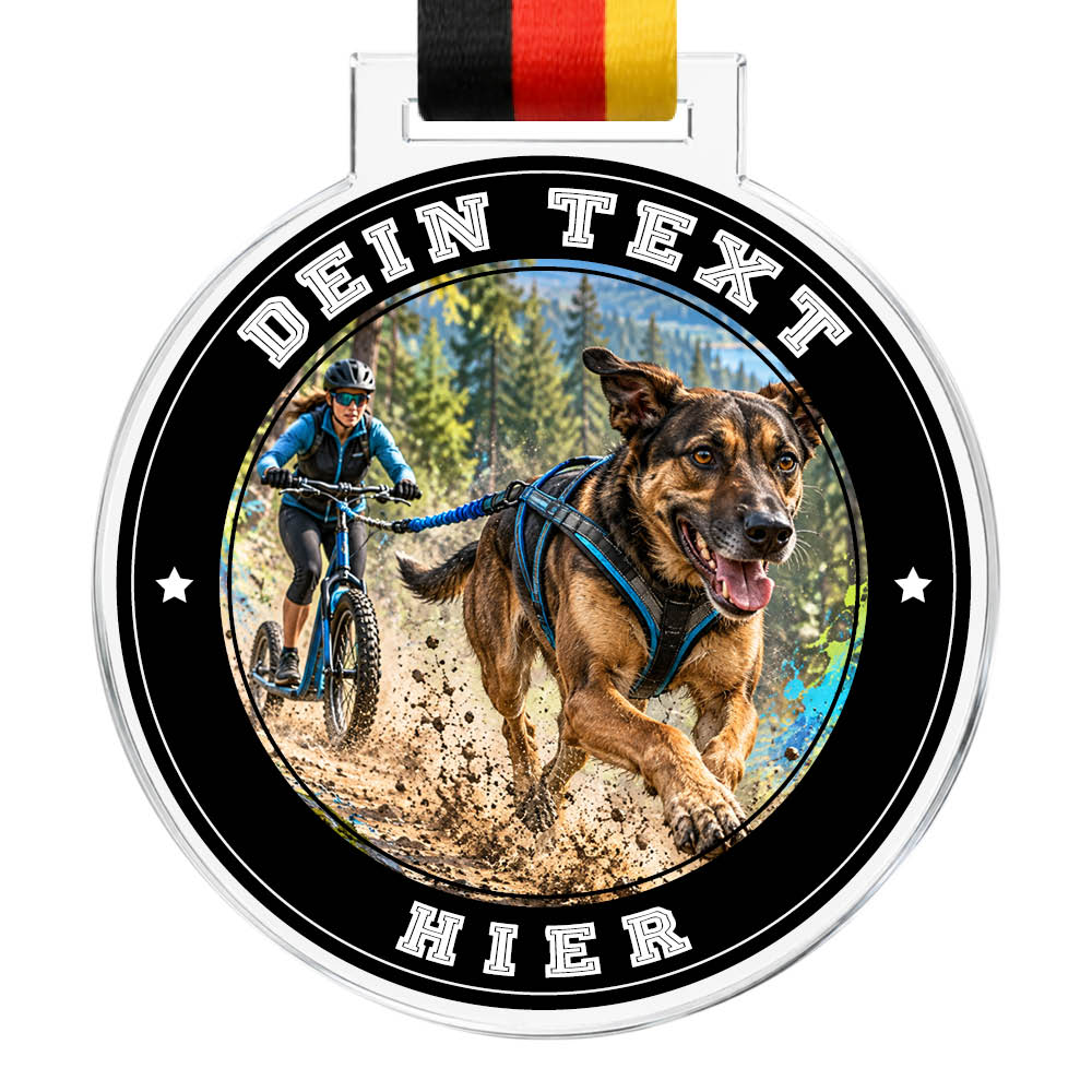 Signature Medaille Dogscooter – Produktansicht