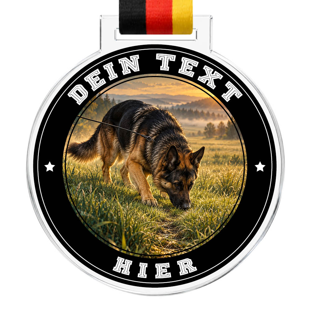 Signature Medaille FĂ€hrtenhundsport â Produktansicht