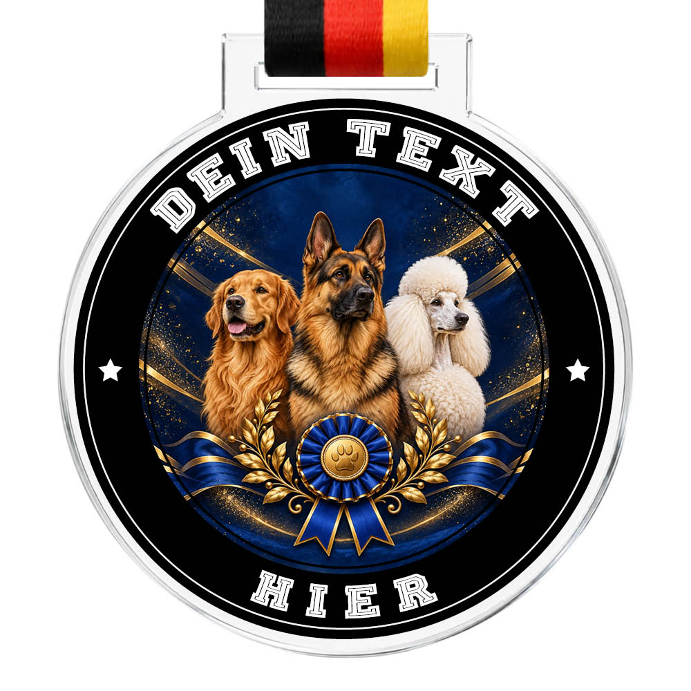 Signature Medaille Hundeausstellungen – Produktansicht