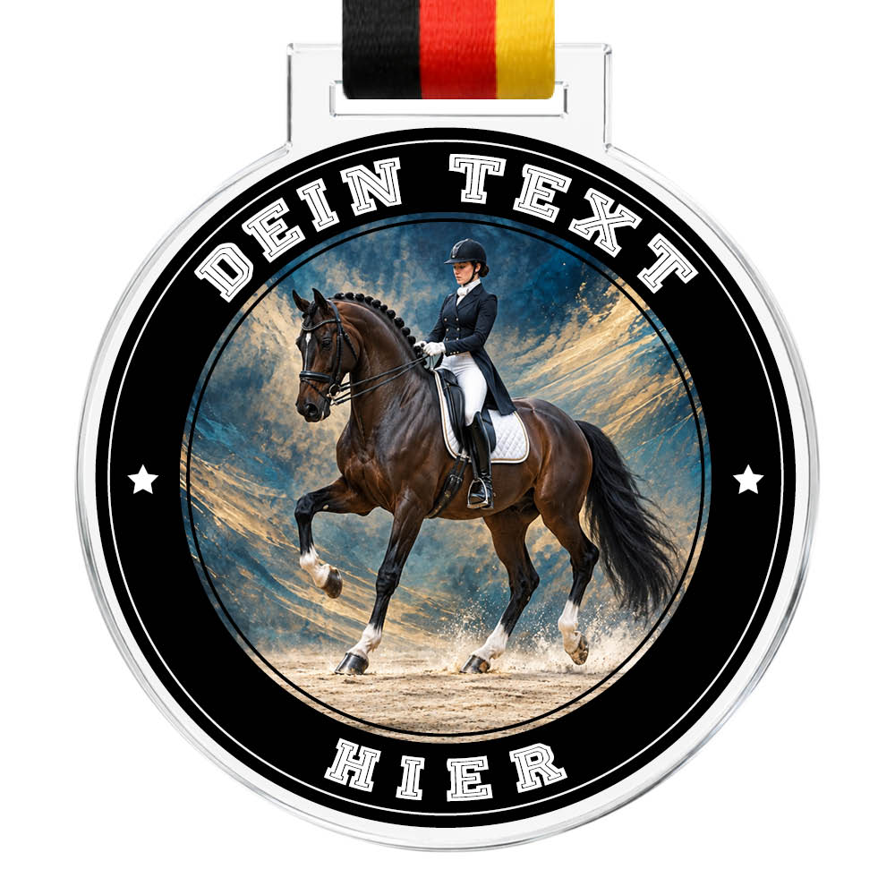 Signature Medaille Dressurreiten – Produktansicht