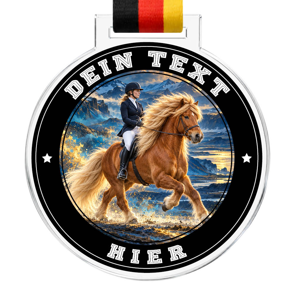 Signature Medaille Islandpferdesport – Produktansicht