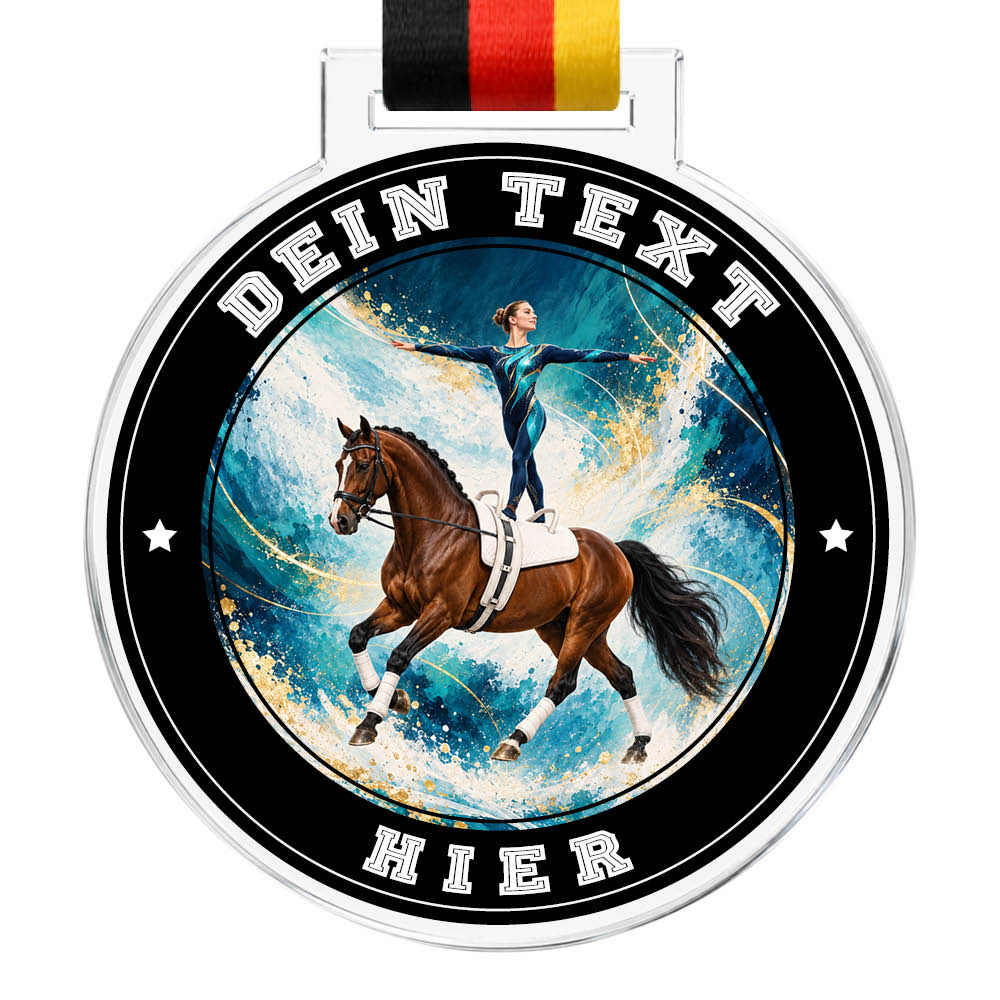 Signature Medaille Voltigieren – Produktansicht