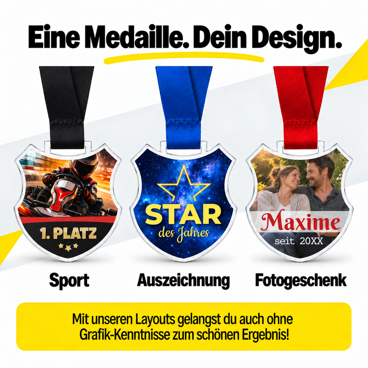 Wappen Medaille selbst gestalten