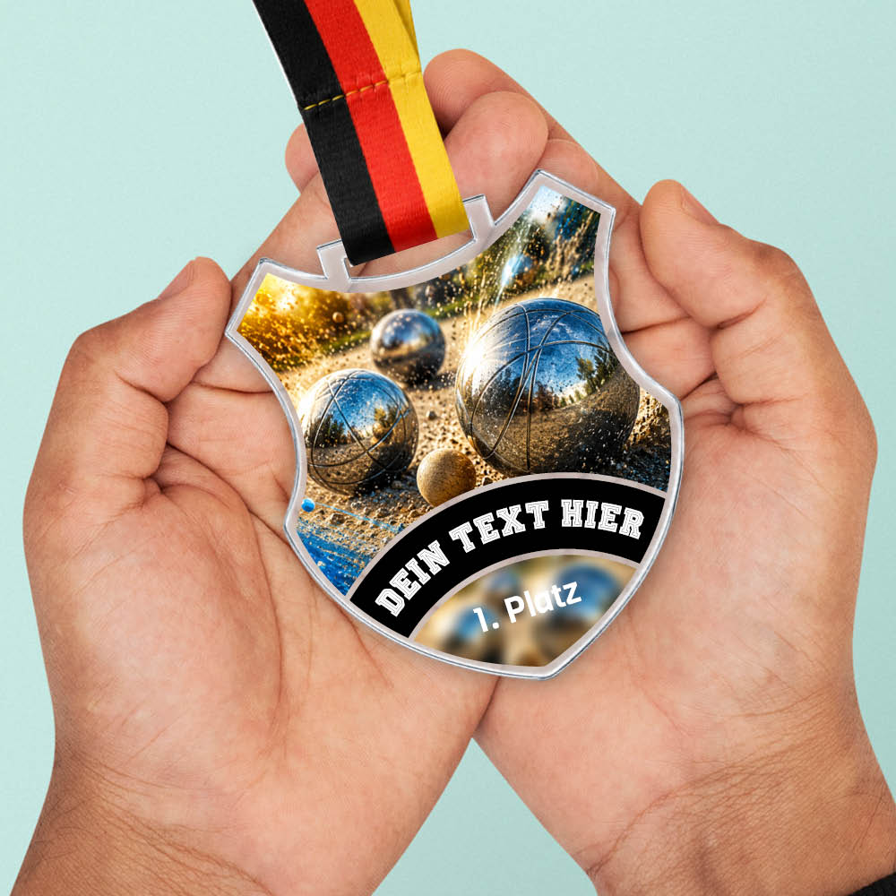 Wappen Medaille Boule / Boccia