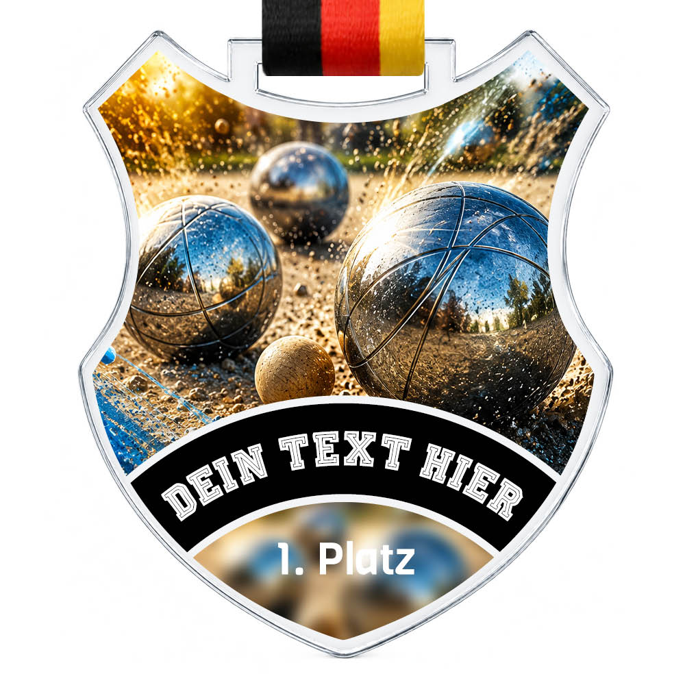 Wappen Medaille Boule / Boccia