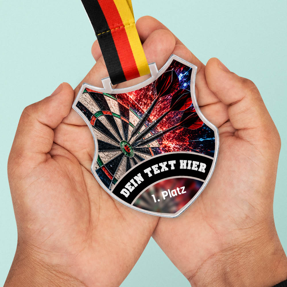 Wappen Medaille Dart