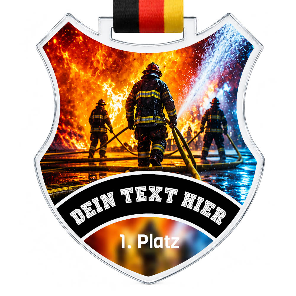 Wappen Medaille Feuerwehr