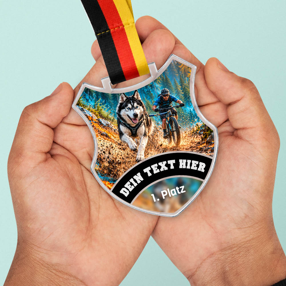 Wappen Medaille Bikejoering – weitere Ansicht