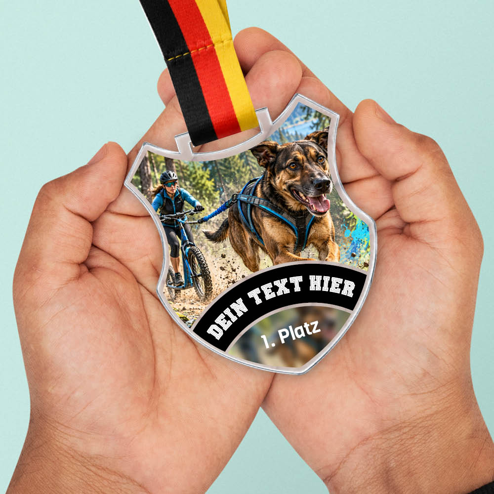 Wappen Medaille Dogscooter – weitere Ansicht