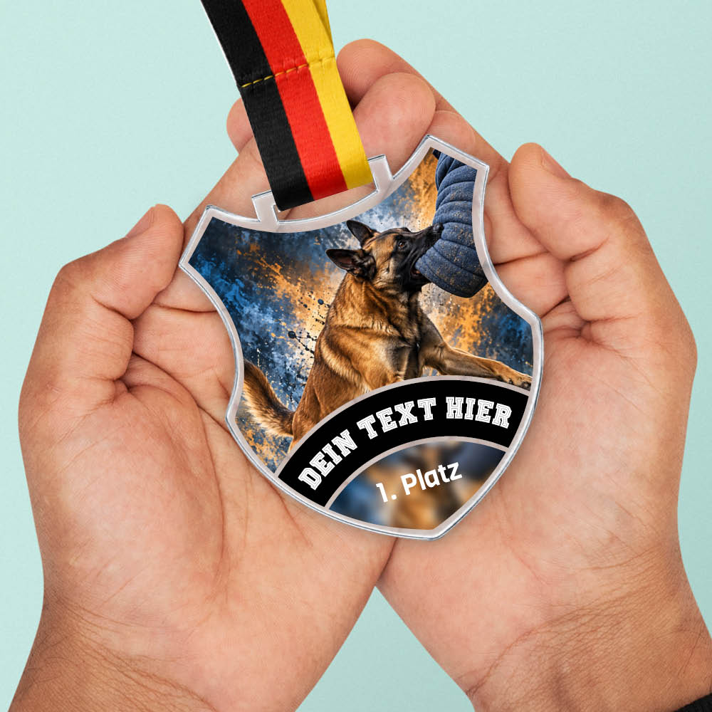 Wappen Medaille Mondioring – weitere Ansicht