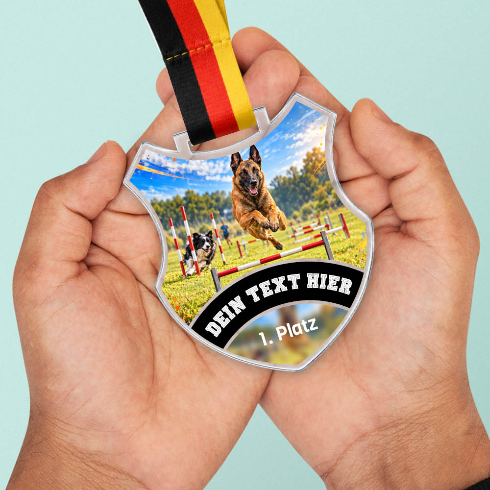 Wappen Medaille Turnierhundesport Vierkampf CSC – weitere Ansicht