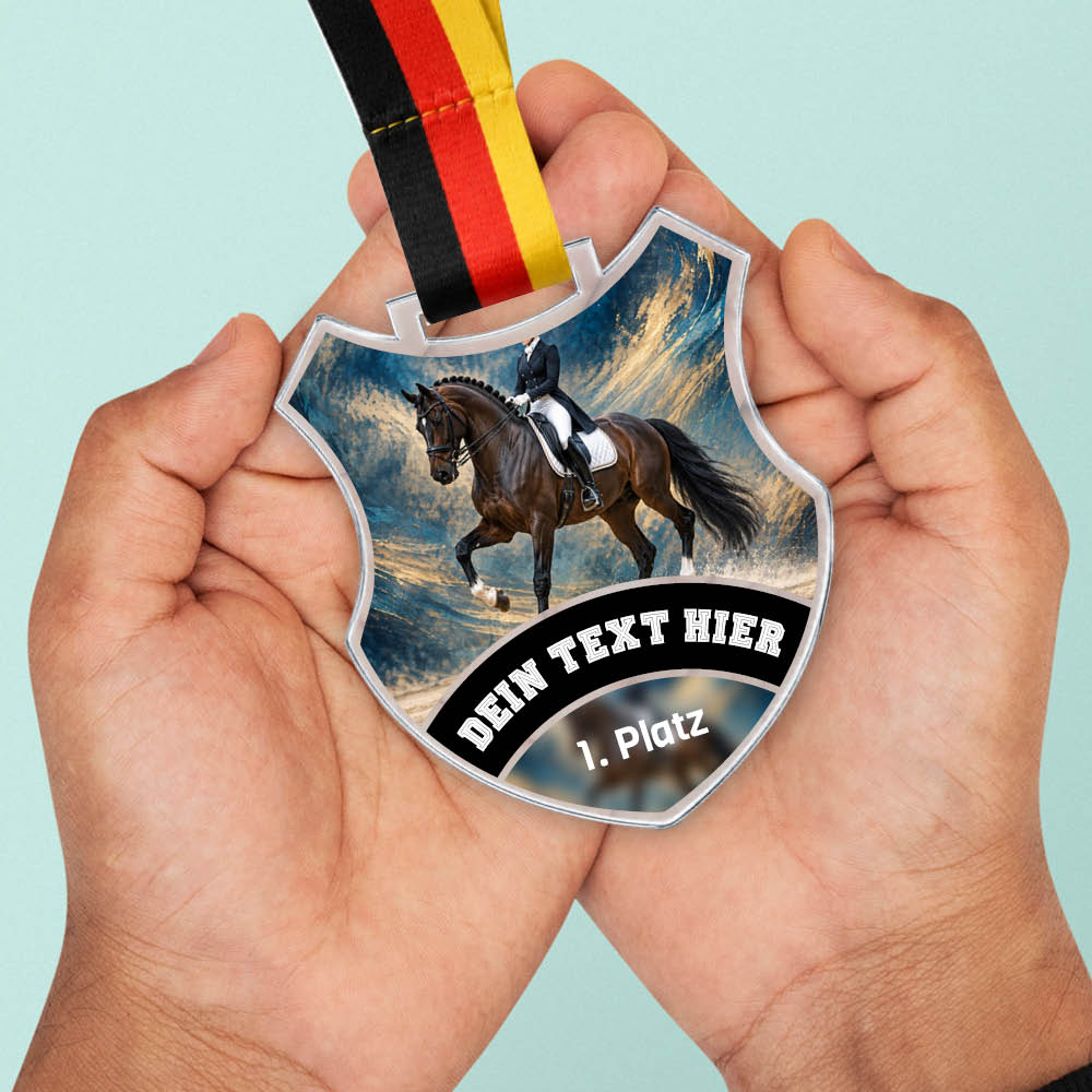 Wappen Medaille Dressurreiten – weitere Ansicht