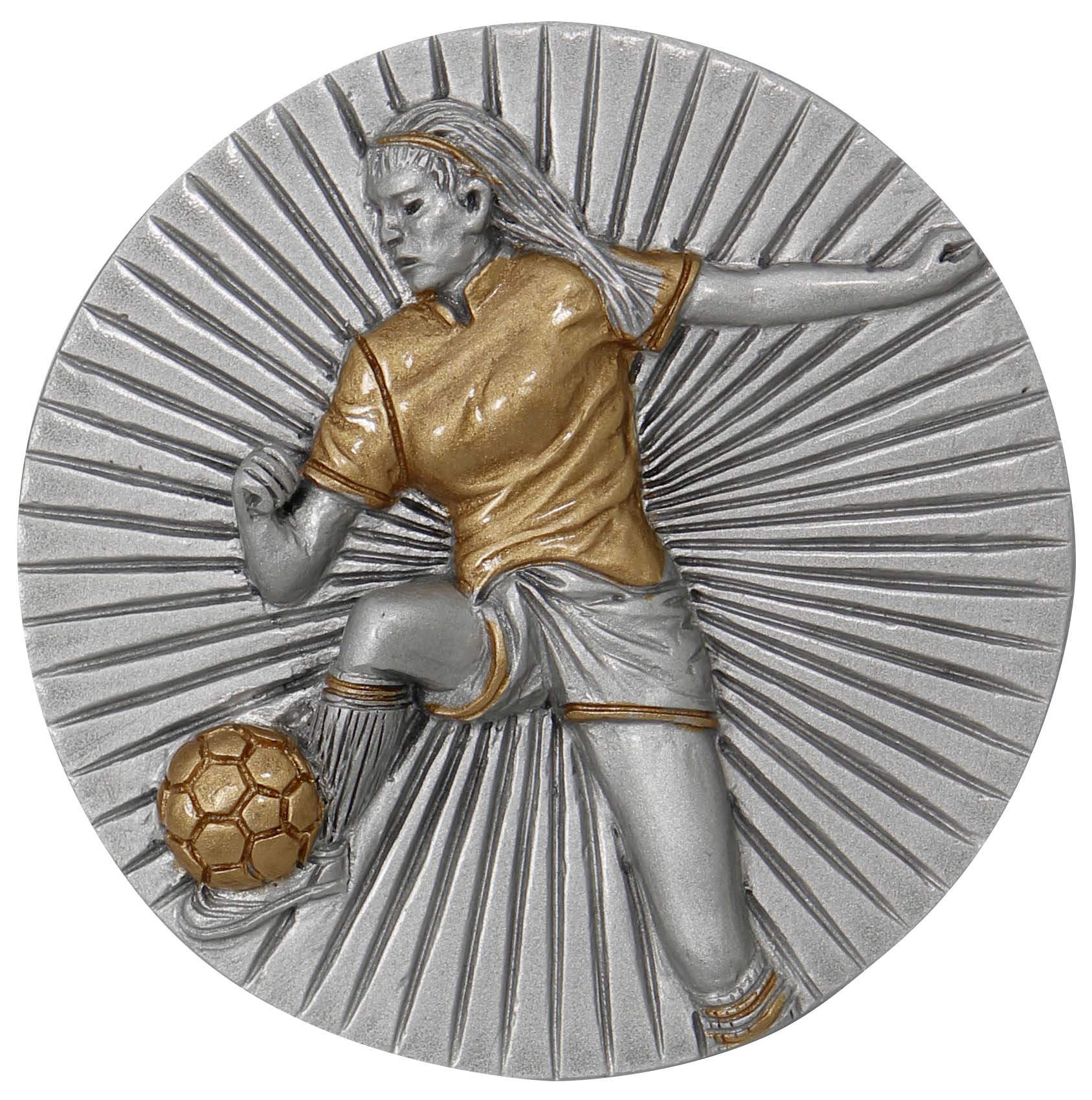 Fussball|Frau|Frauenfussball Zierscheibe