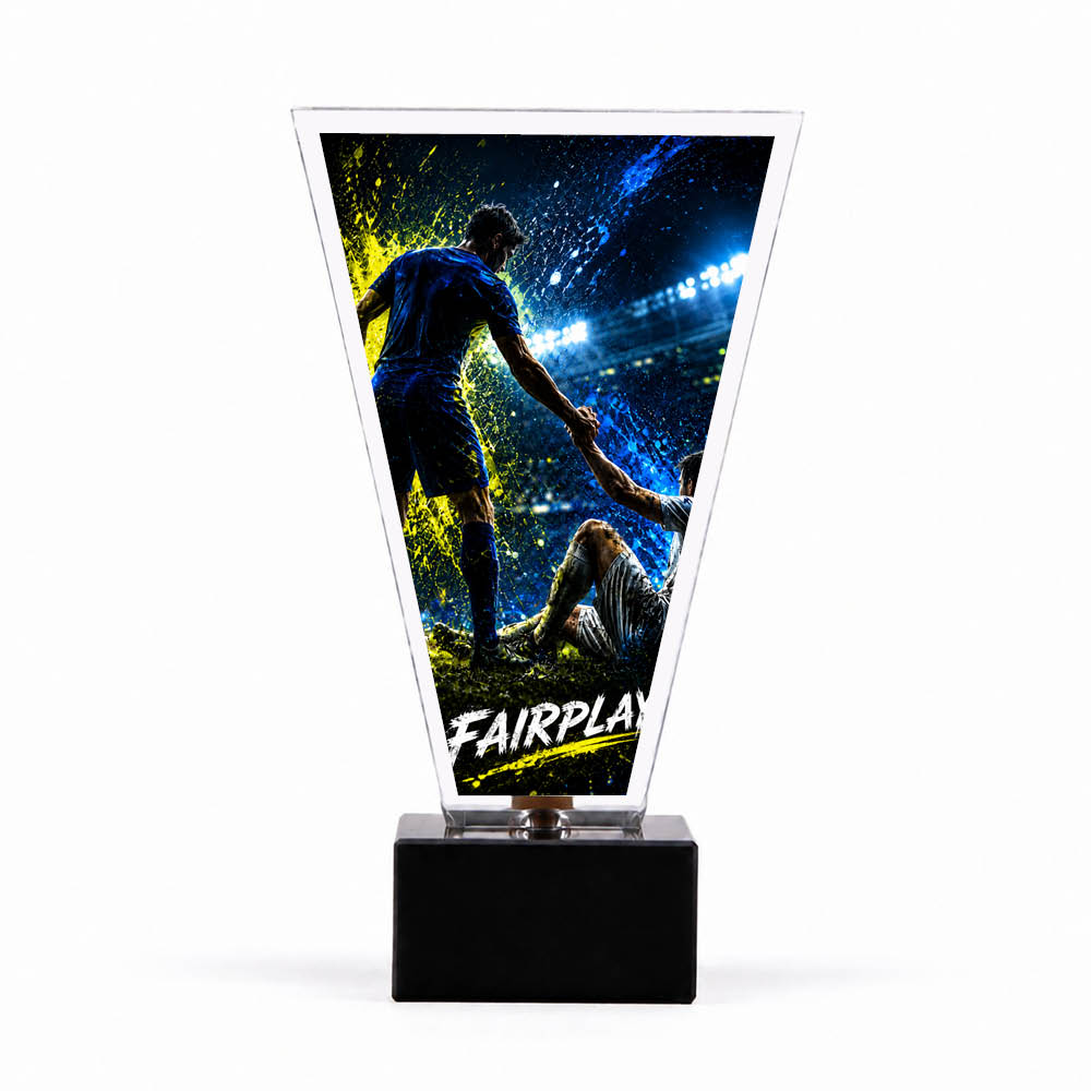 Signature Glaspokal Fußball Fairplay Männlich
