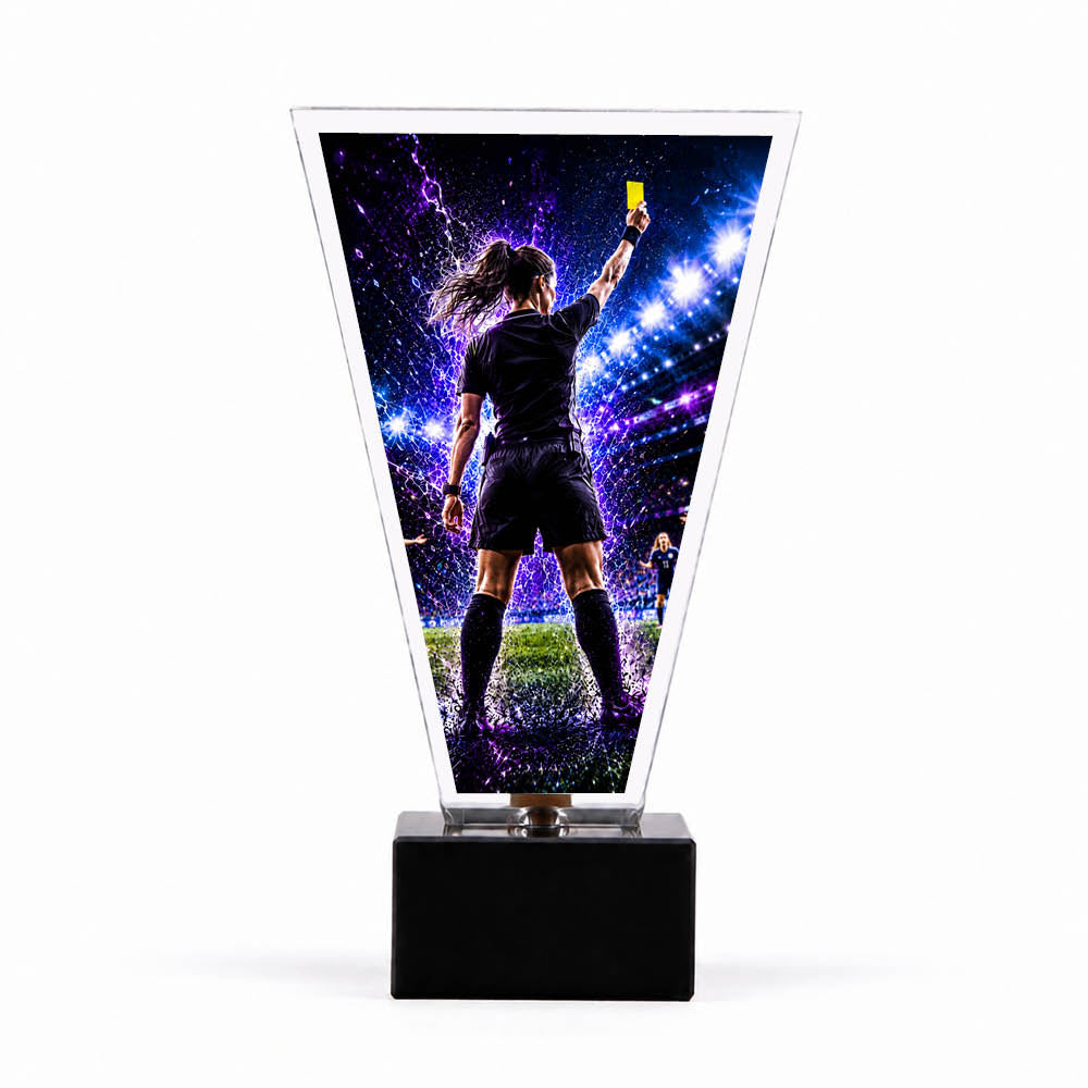 Signature Glaspokal Fußball Beste Schiedsrichterin – Produktansicht