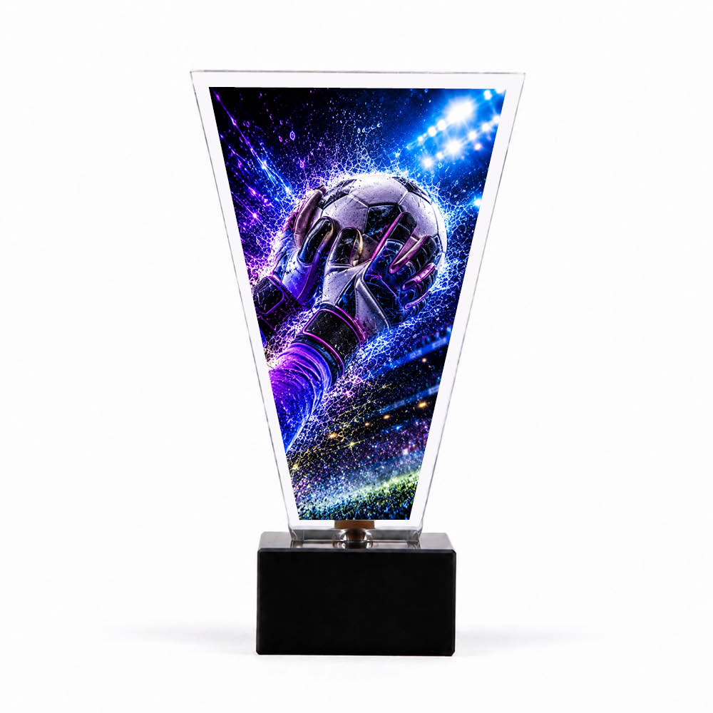 Signature Glaspokal Fußball Beste Torhüterin – Produktansicht
