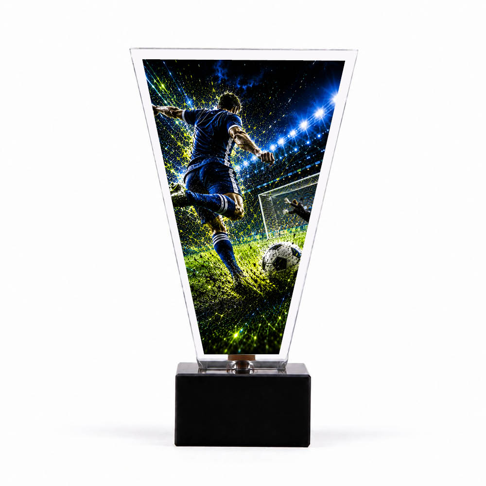 Signature Glaspokal Fußball Bester Torschütze – Produktansicht