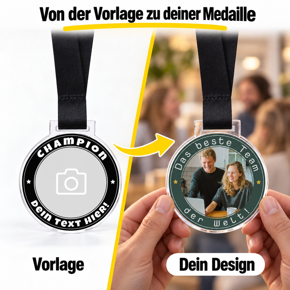 Signature Medaille selbst gestalten