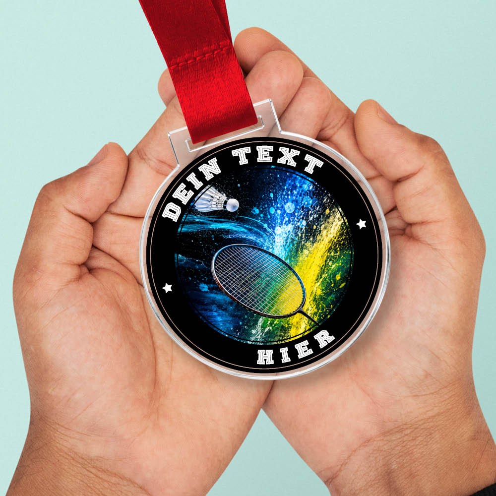 Signature Medaille Badminton