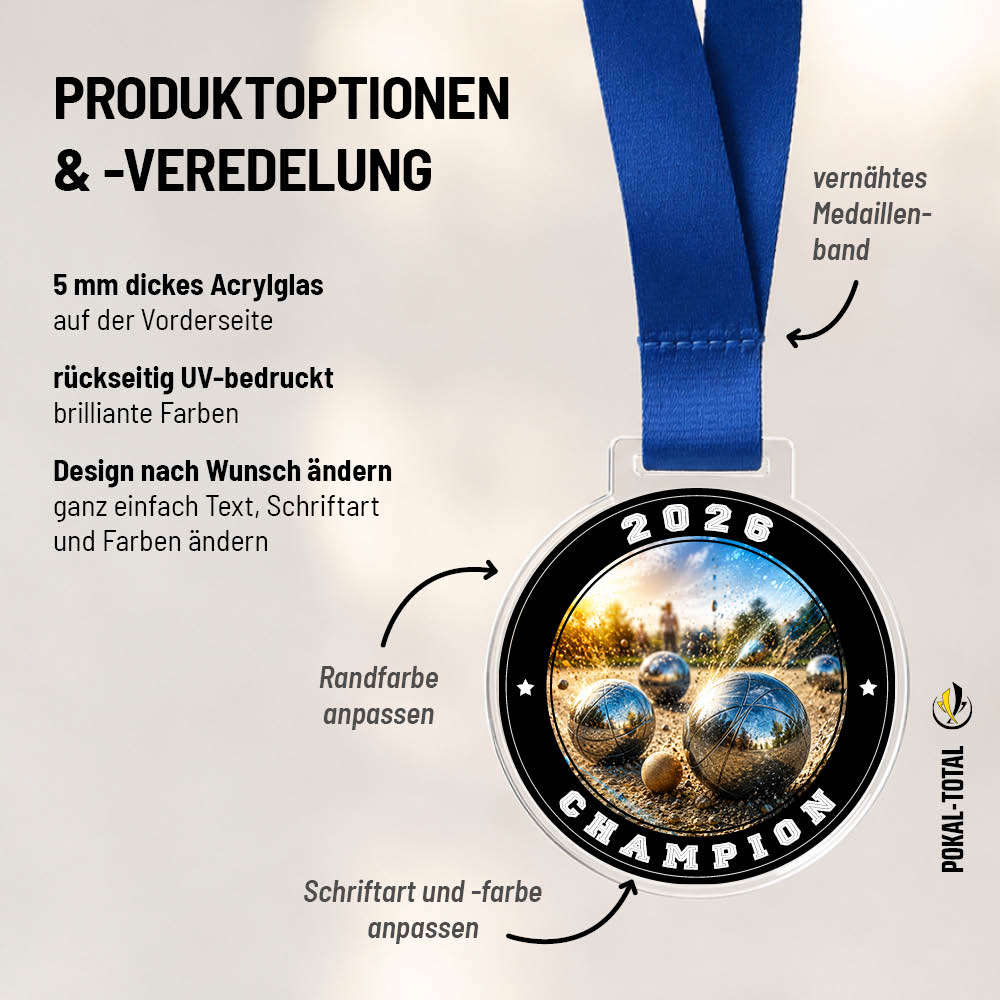 Signature Medaille Boule / Boccia