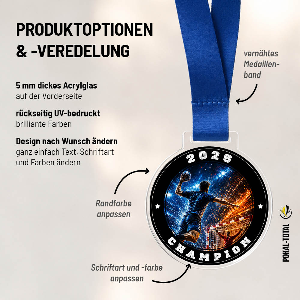 Signature Medaille Handball
