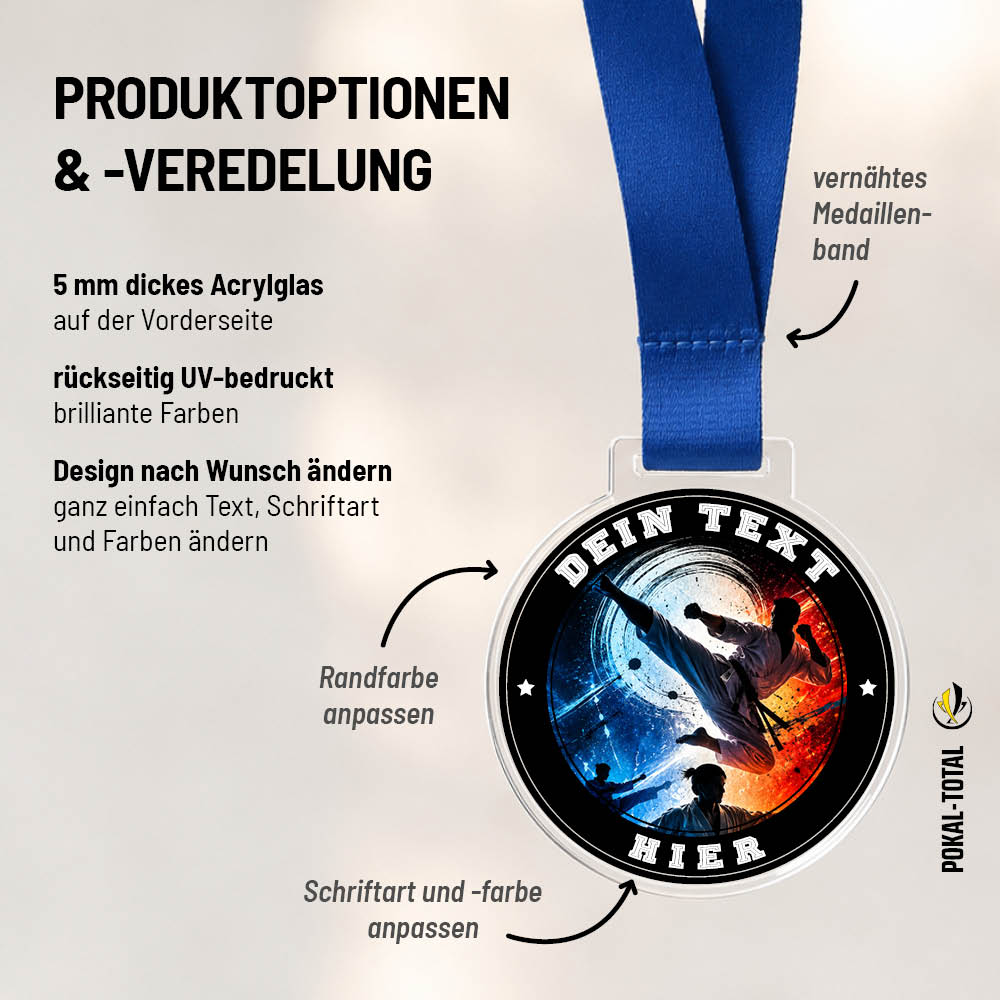 Signature Medaille Karate