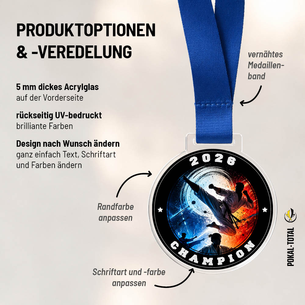 Signature Medaille Karate