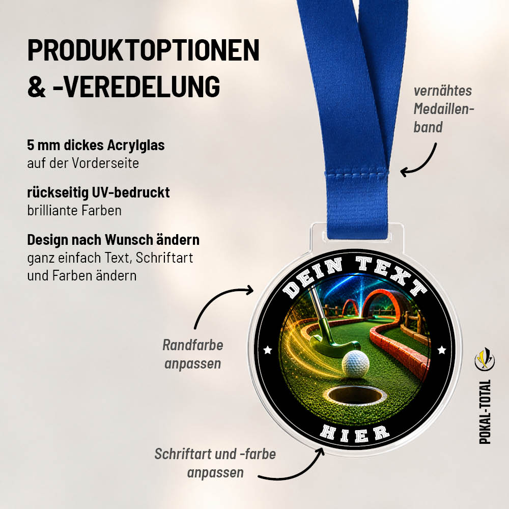 Signature Medaille Minigolf