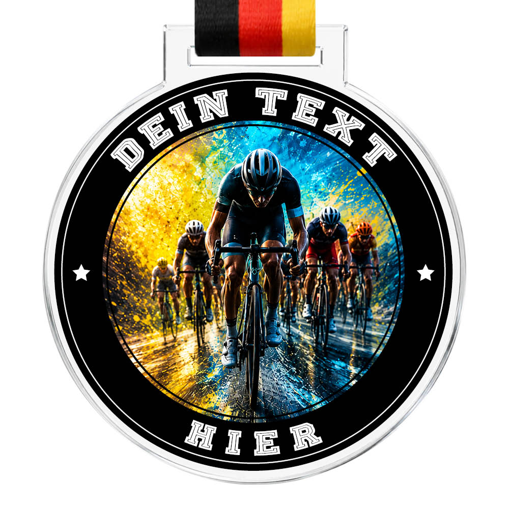Signature Medaille Radrennen