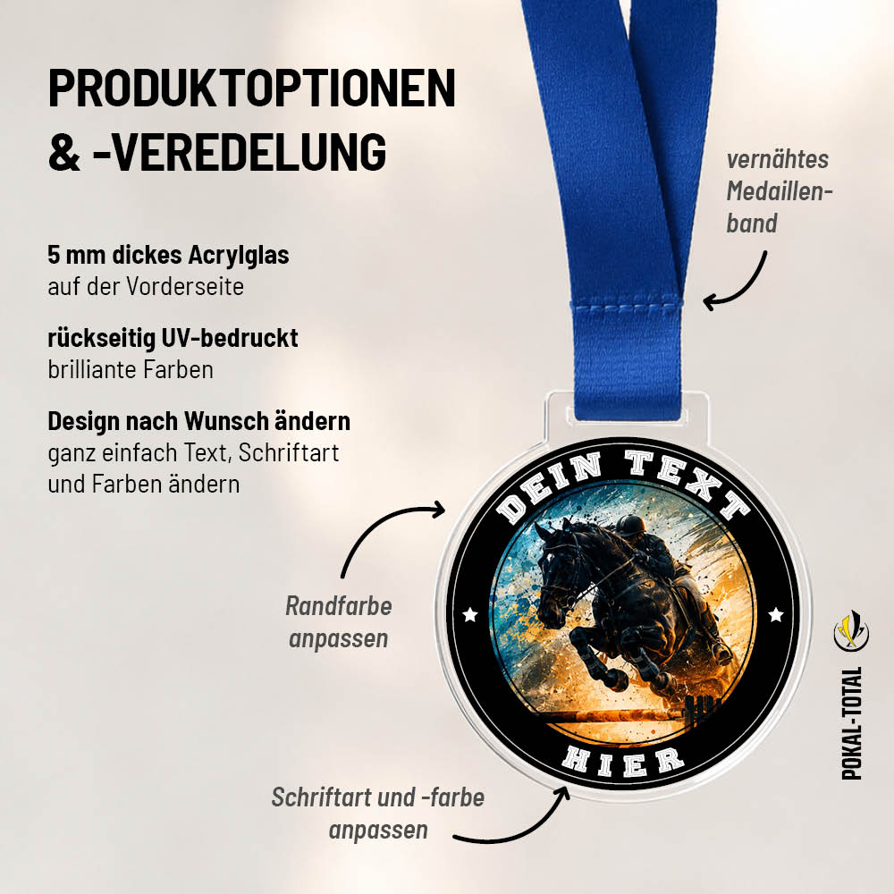 Signature Medaille Springreiten