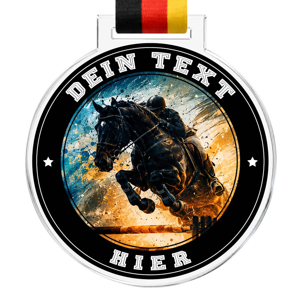 Signature Medaille Springreiten