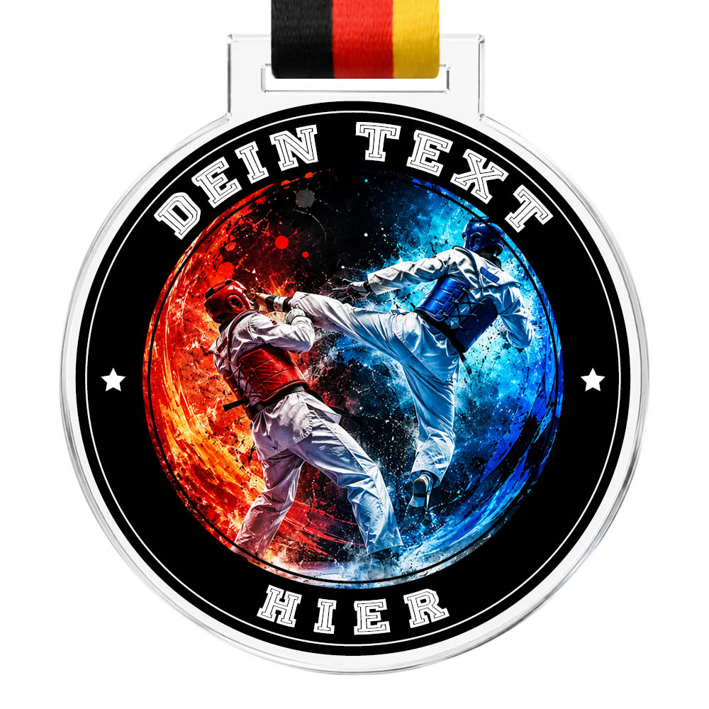 Signature Medaille Taekwondo
