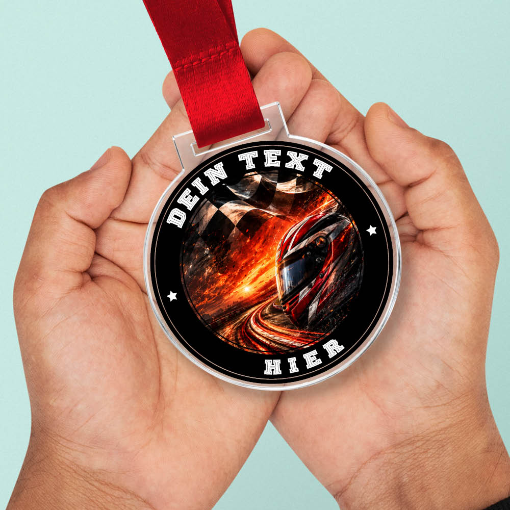 Signature Medaille Rennsport