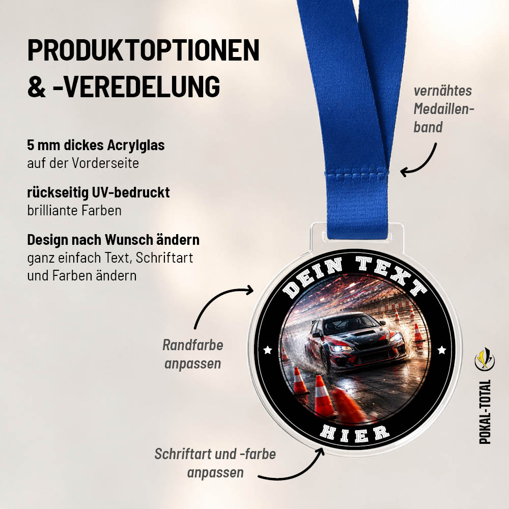 Signature Medaille Autoslalom