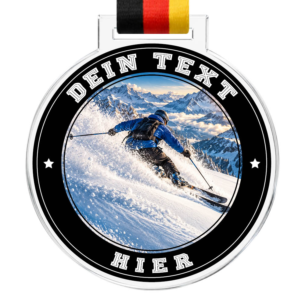 Signature Medaille Ski Freestyle – Produktansicht