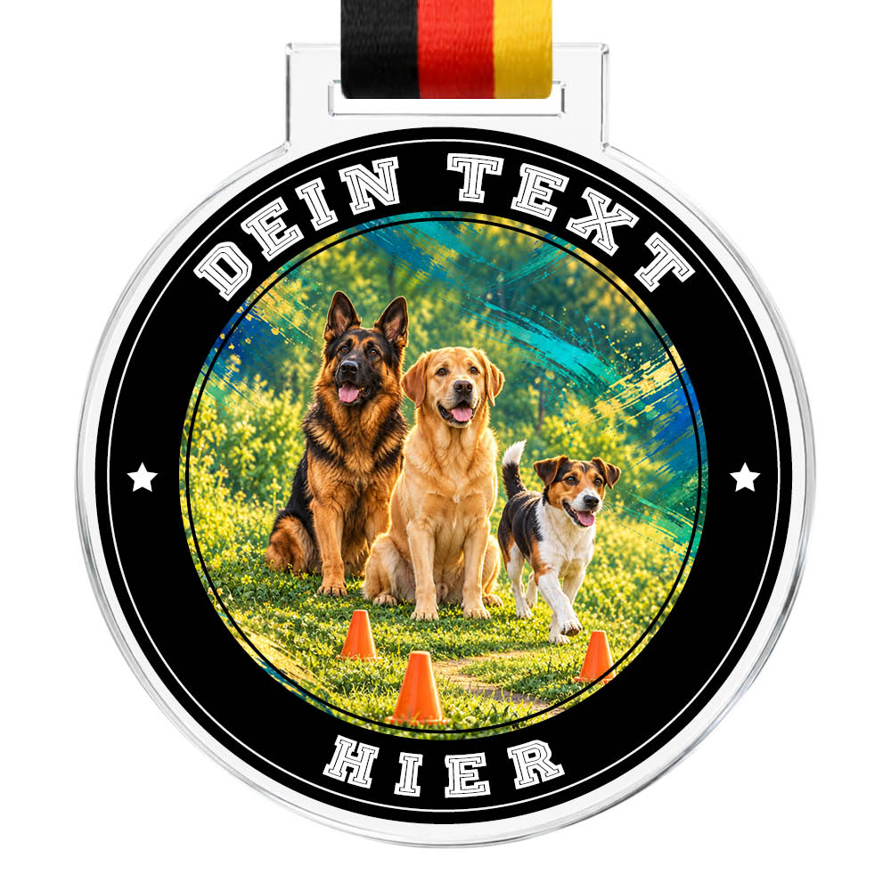 Signature Medaille Begleithundeprüfung & Funturniere – Produktansicht